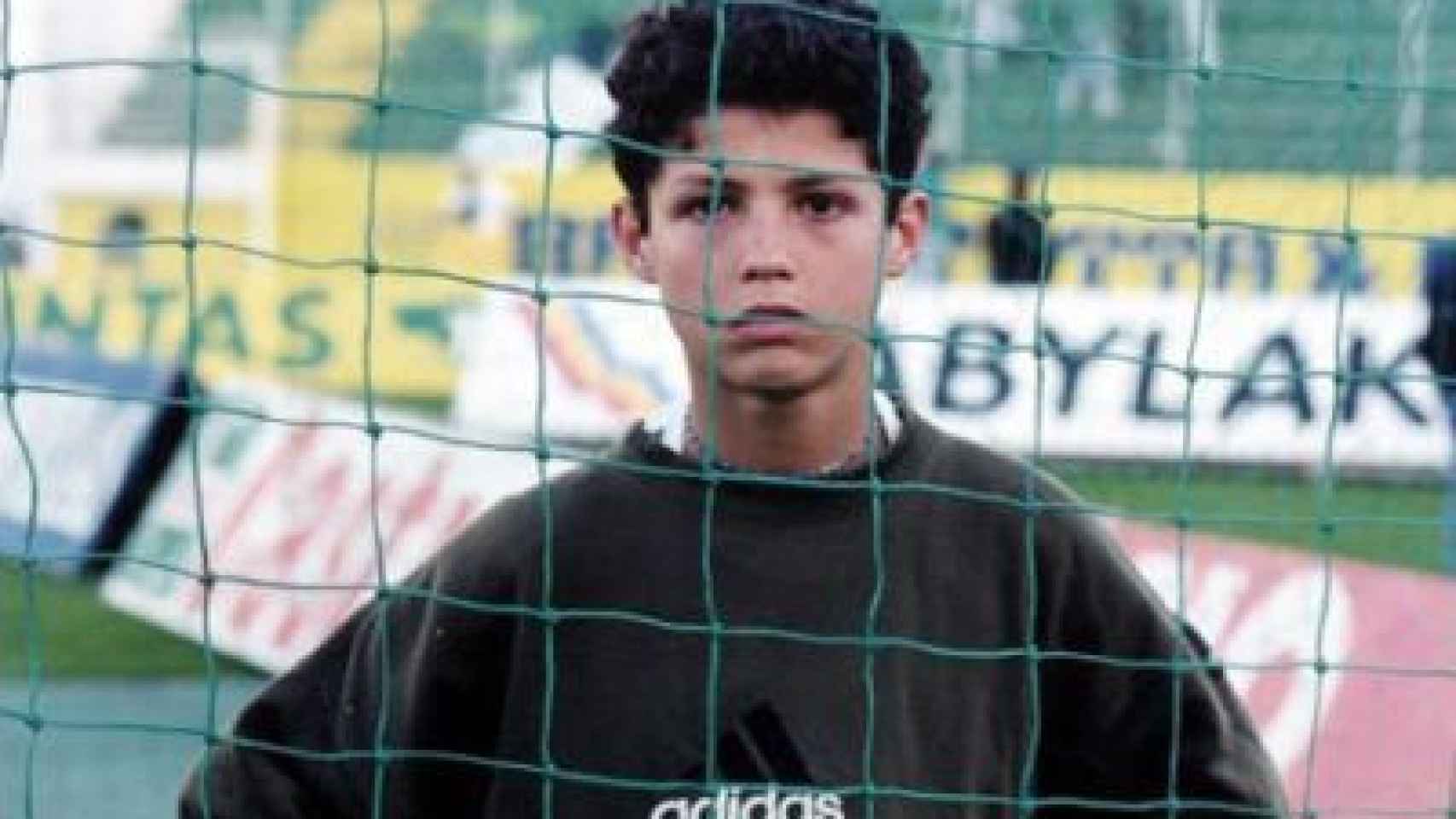 Cristiano Ronaldo de adolescente.