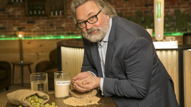 Van Waesberghe, en la fábrica de Heineken de Madrid.