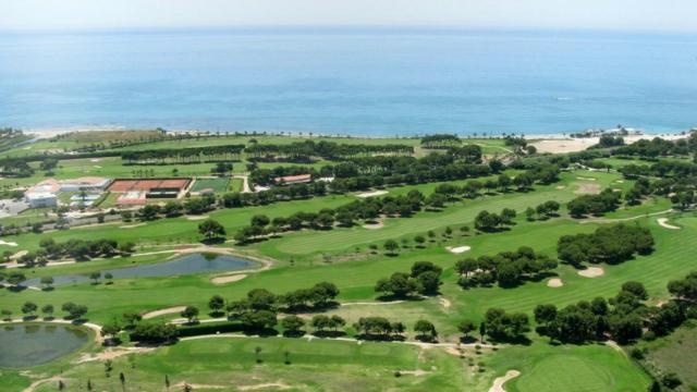 Vista aérea del club de Golf Terramar.