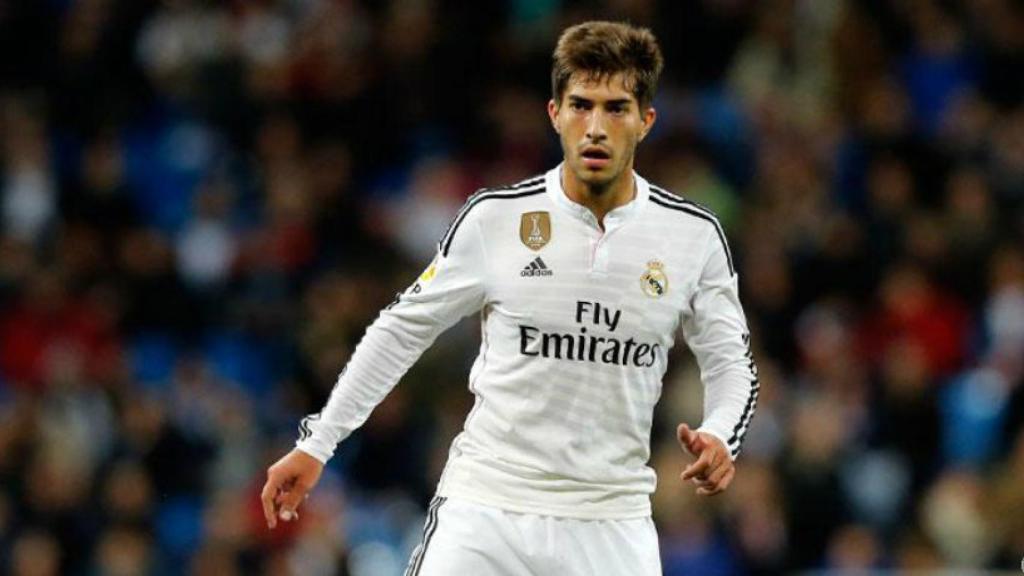 Lucas Silva con el Real Madrid