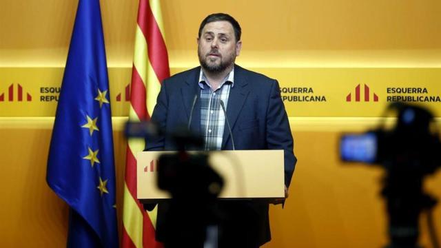 El presidente de ERC, Oriol Junqueras.