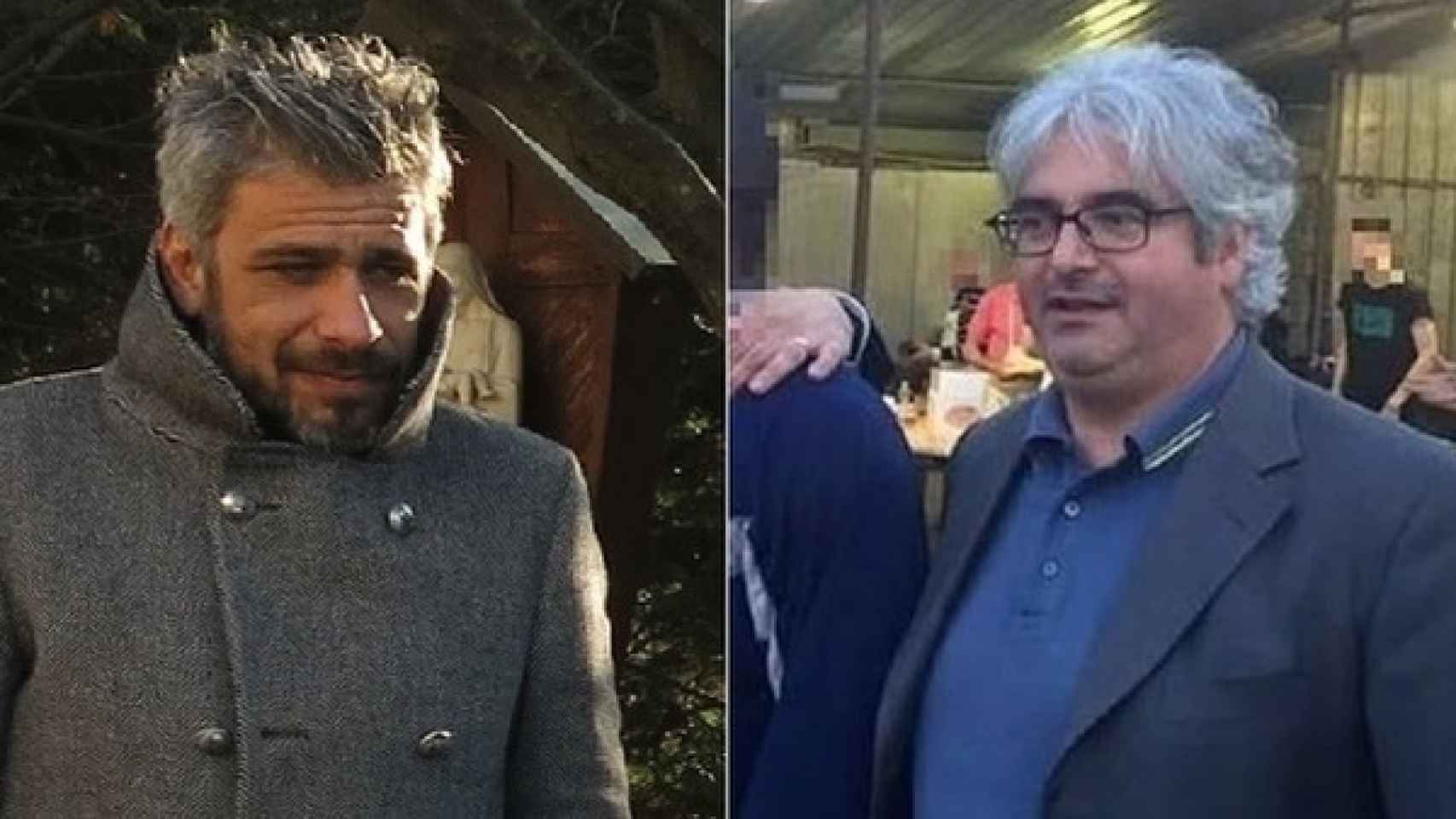Roberto Caravazza, el George Clooney de la Iglesia y cómplice de Contin (dcha.)