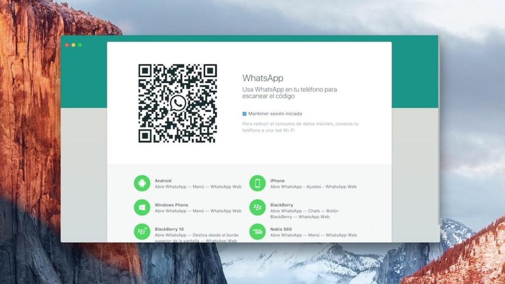WhatsApp en Windows.