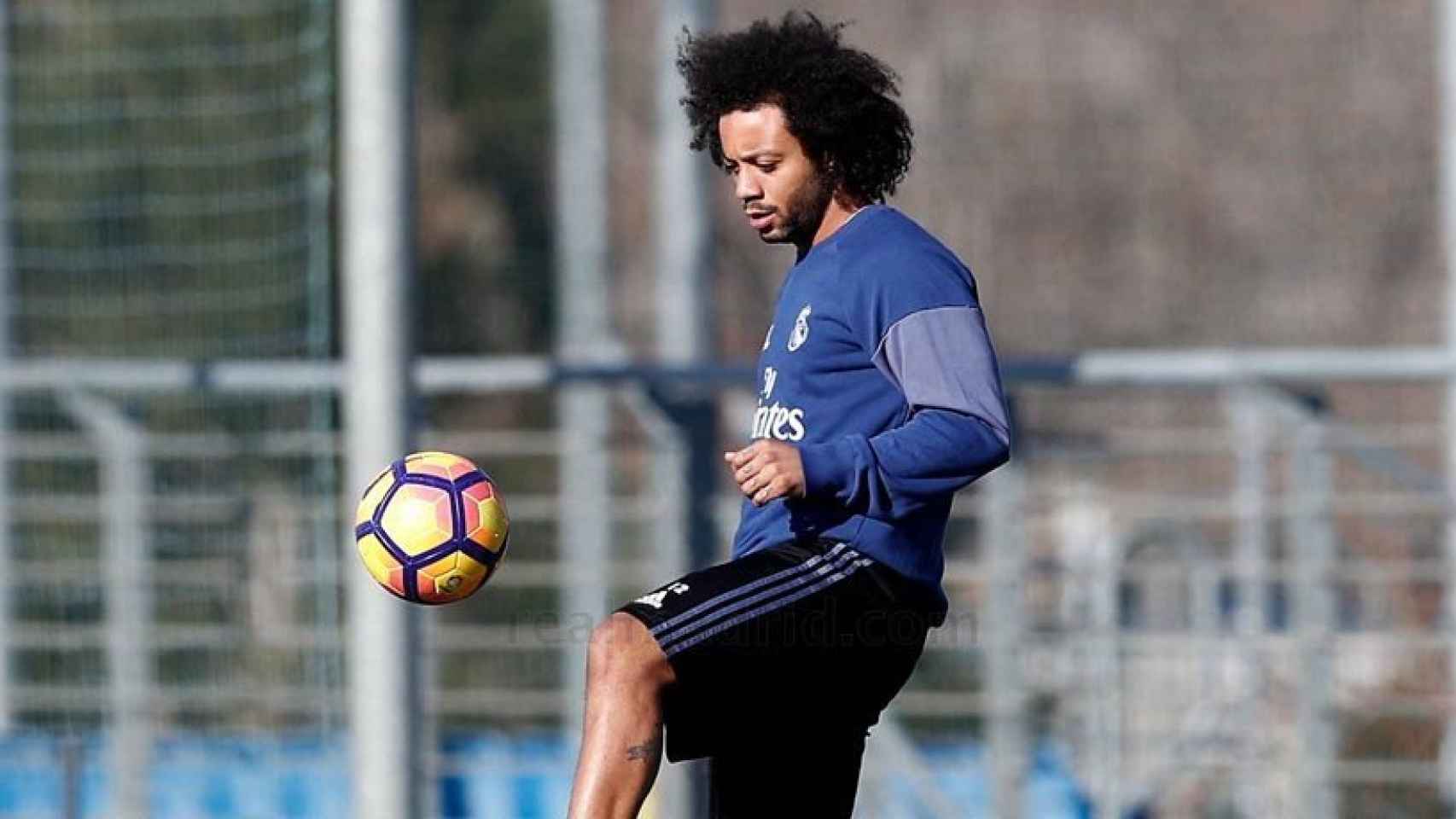 Marcelo en el entrenamiento