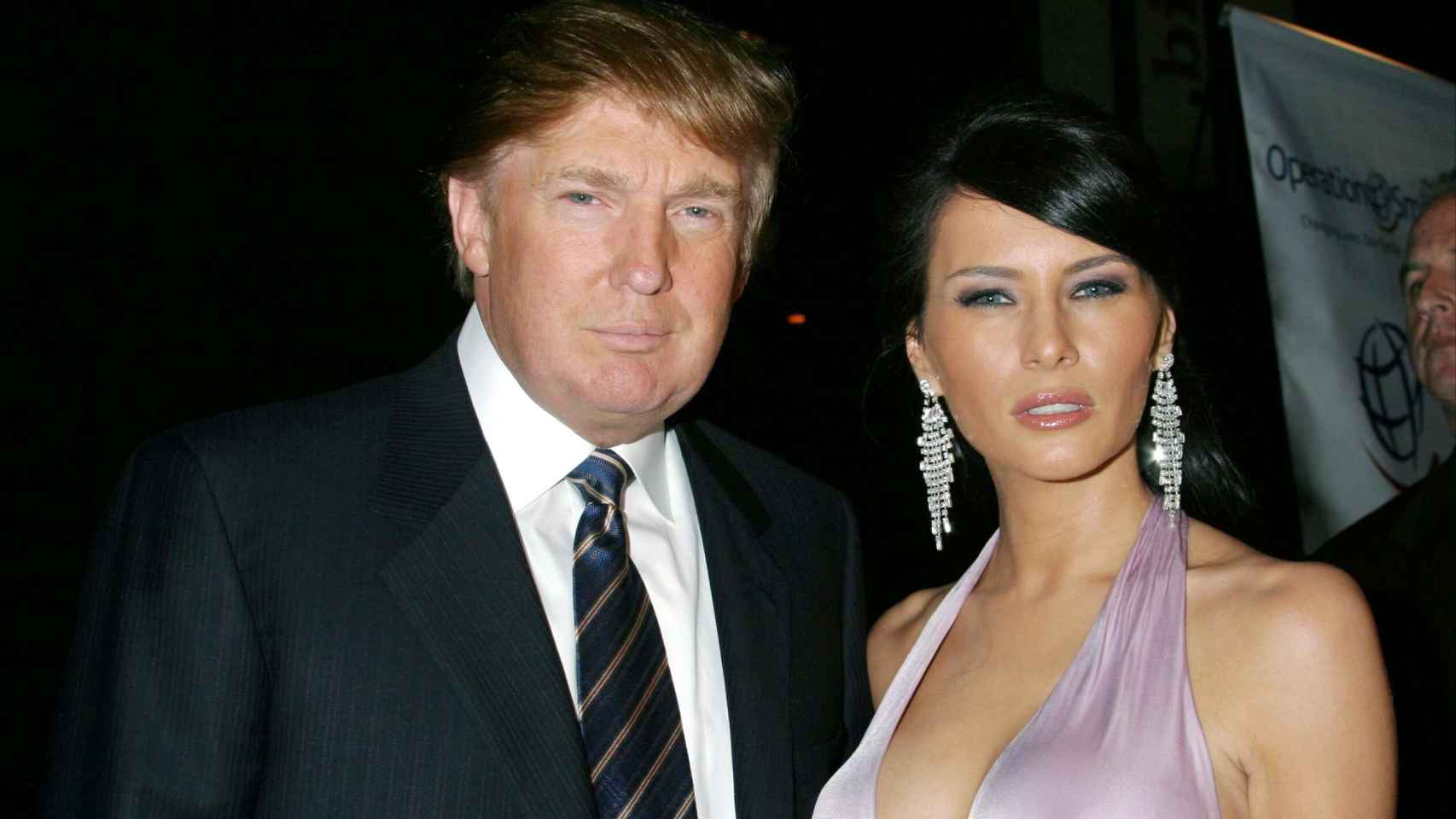 Donald y Melania Trump, cuando todavía no estaban casados
