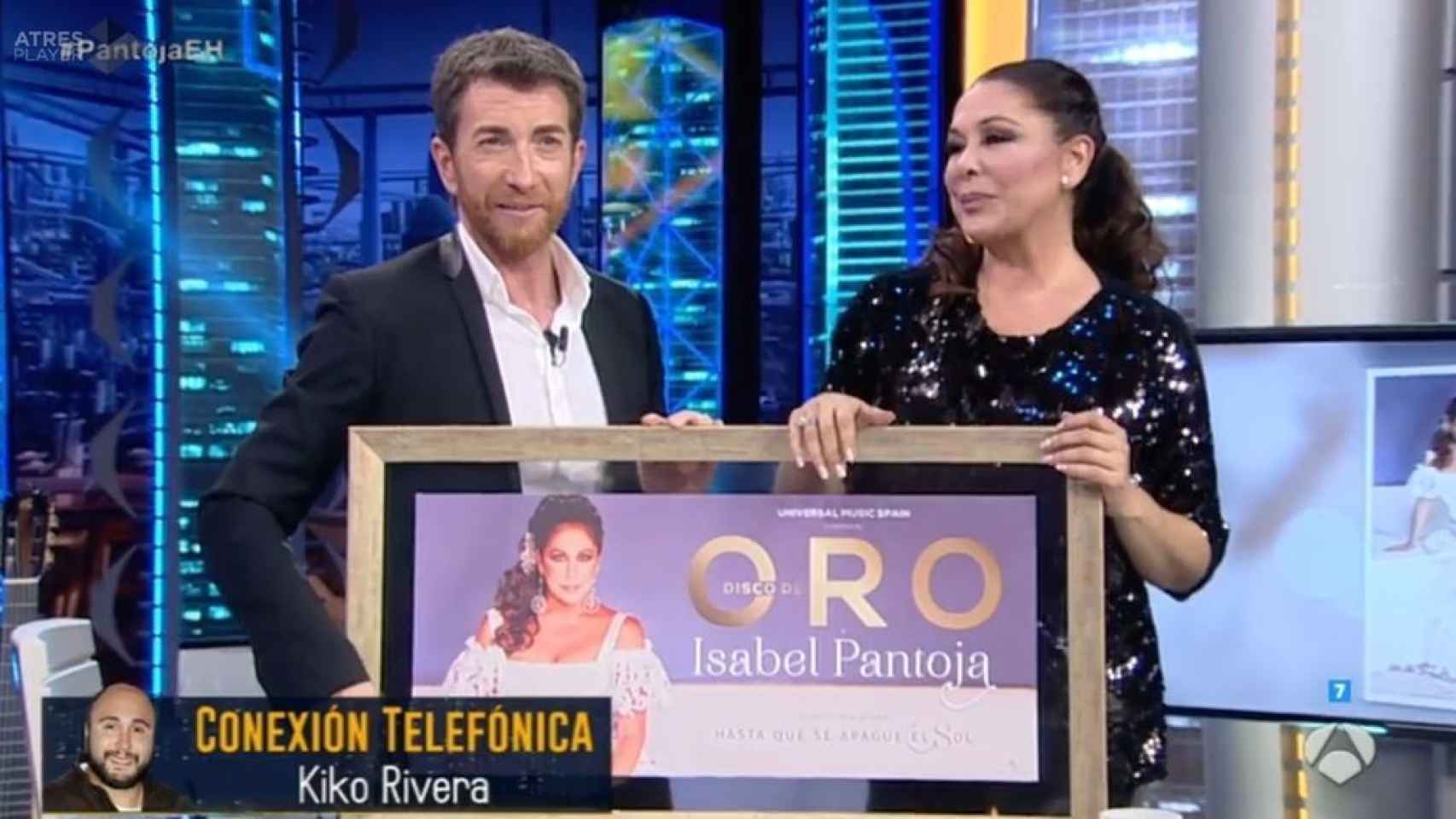 Pablo Motos durante su controvertida entrevista a Isabel Pantoja