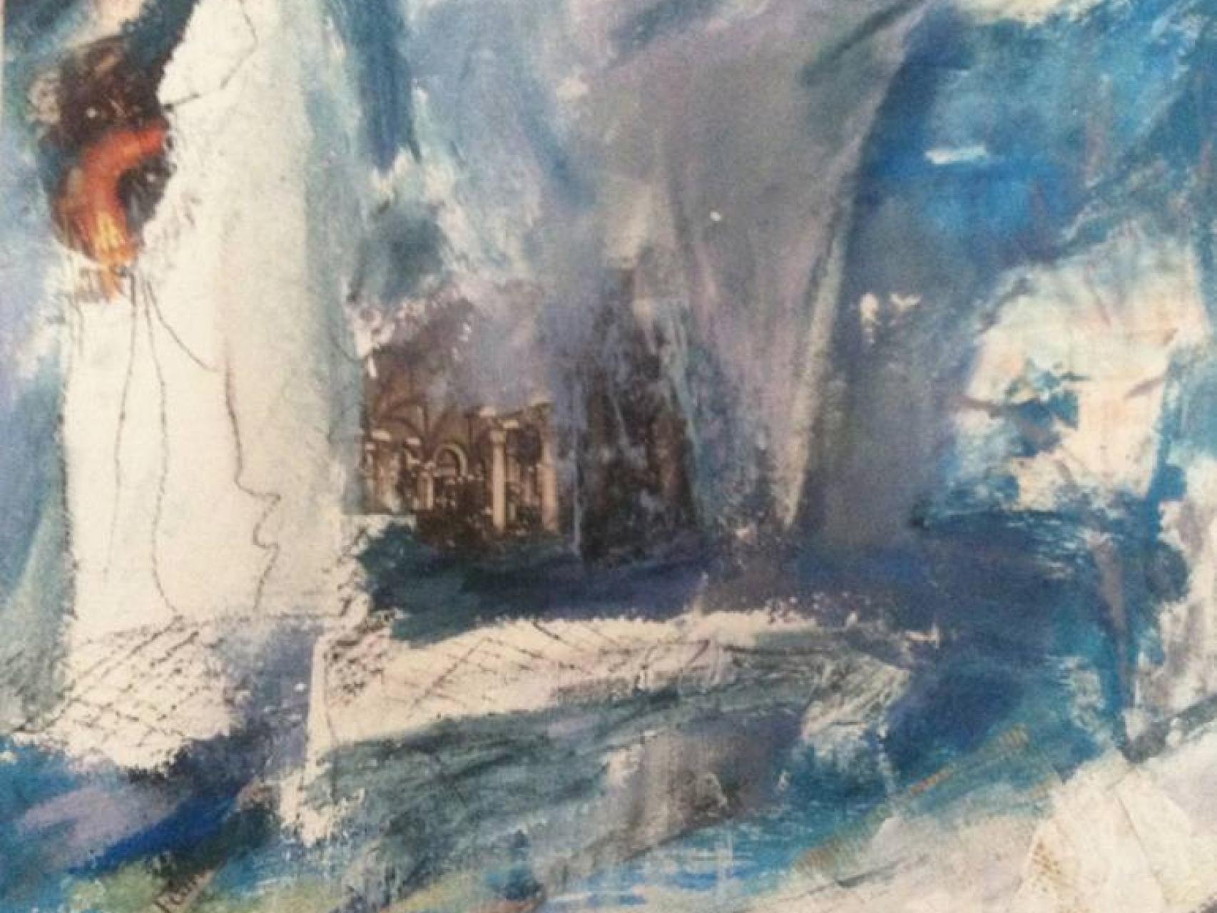 Purple rain, por Angie Gray.