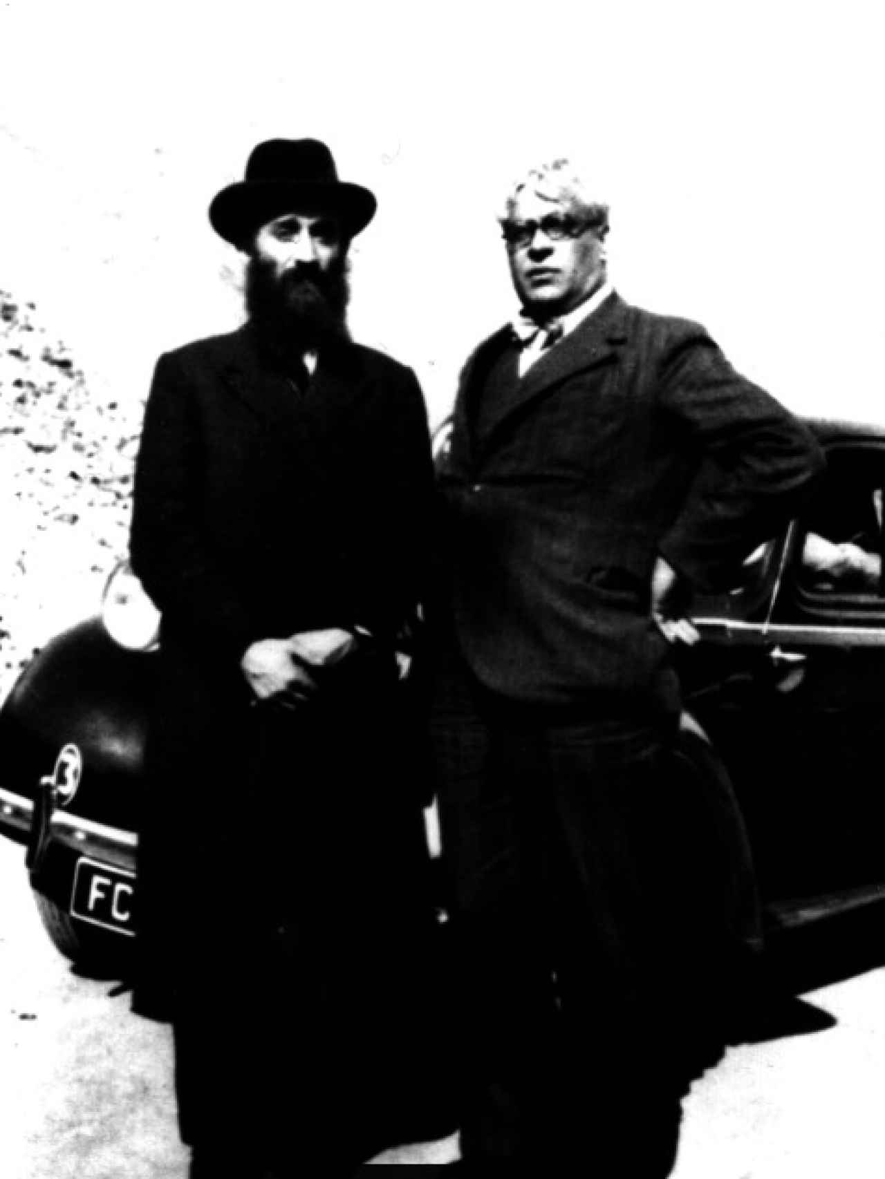 El rabino Kruger y Arístides Sousa en 1940.