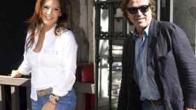 La modelo Ivonne Reyes y el presentador Pepe Navarro.
