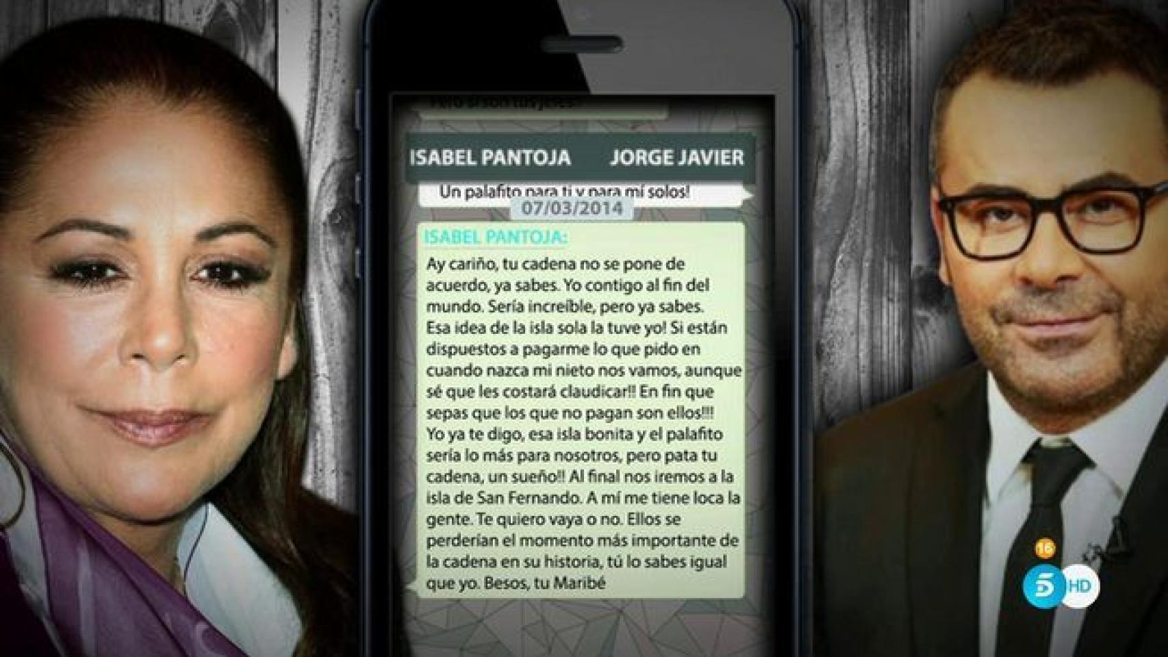 'Sálvame' saca a la luz la negociación de Pantoja para ir a 'Supervivientes'