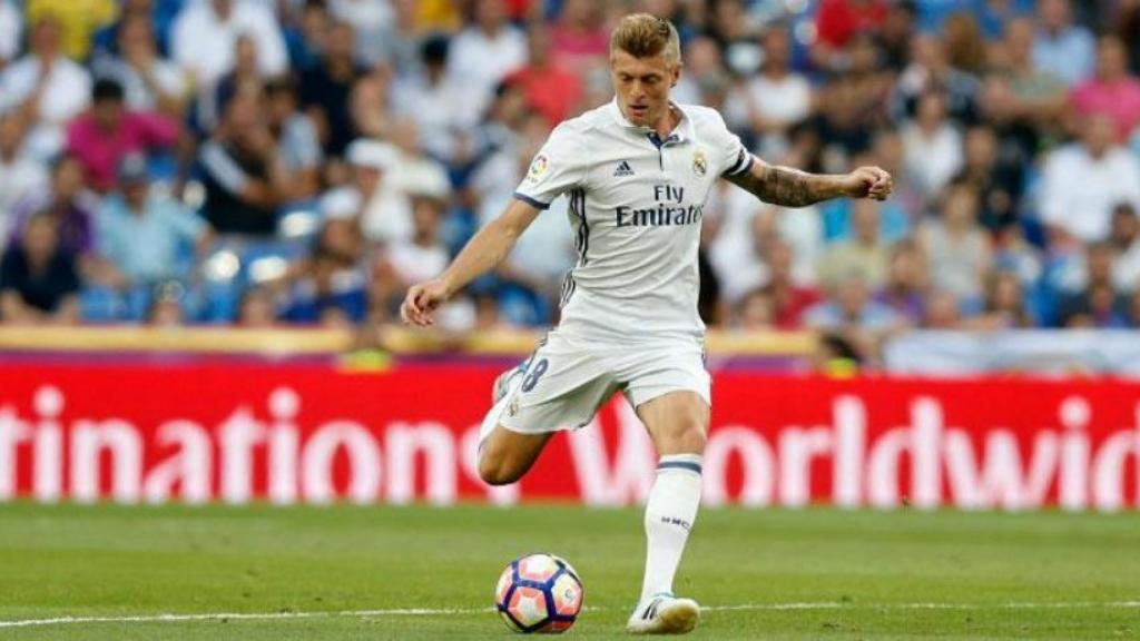 Toni Kroos en el Santiago Bernabéu.