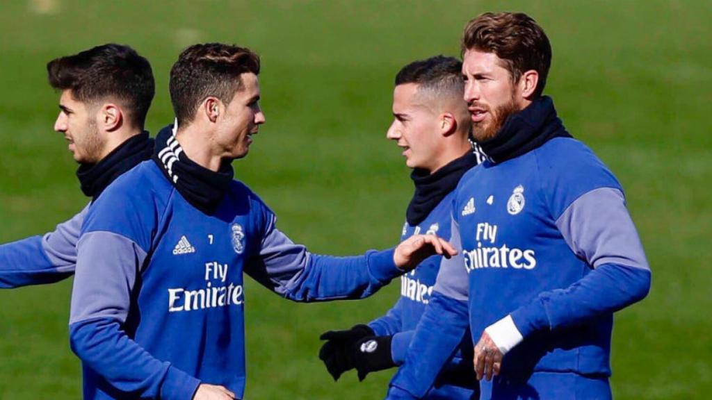 Ramos felicita a Cristiano a través de Twitter