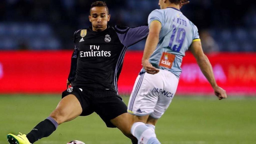 Danilo en el Celta-Real Madrid de Copa