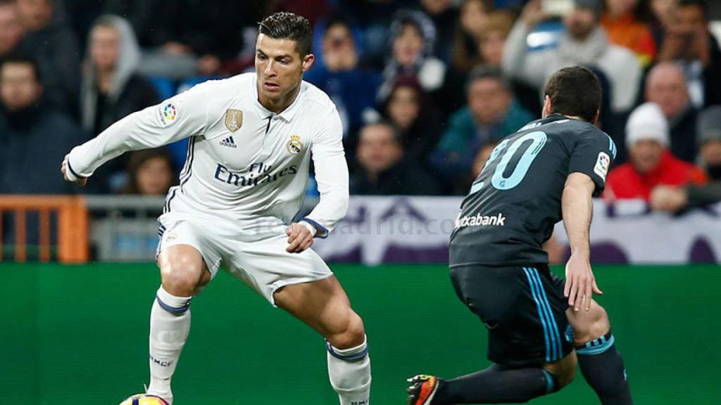 Cristiano Ronaldo ante la Real Sociedad