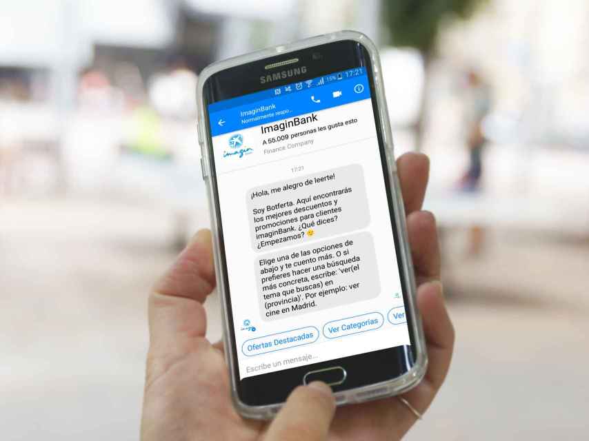 Caixabank lanza el primer chatbot en España, a través de imaginBank