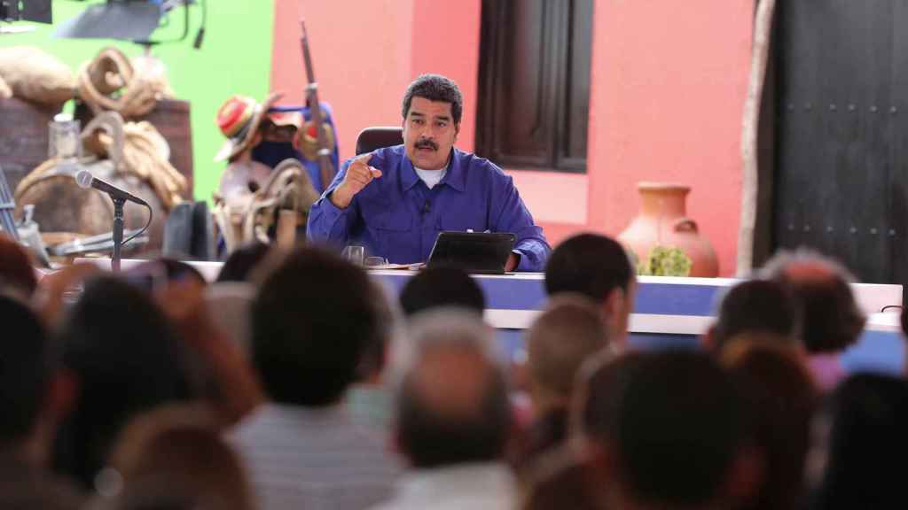 Maduro, durante el programa de este domingo.