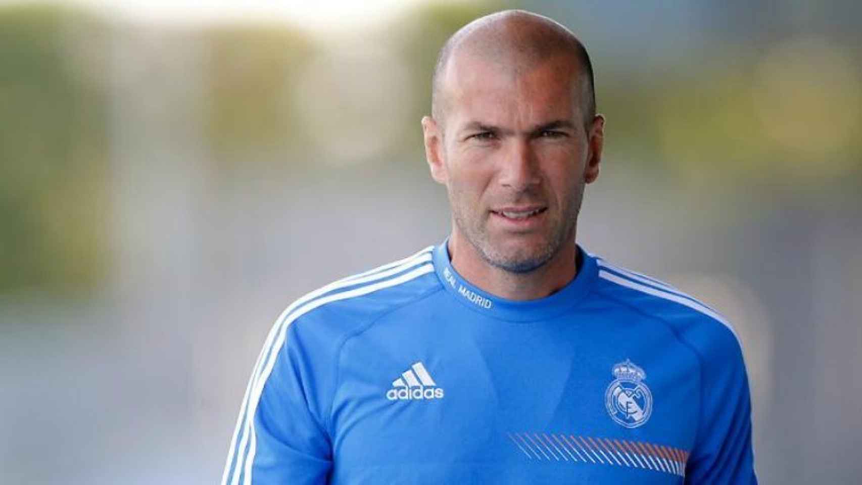 Zinedine Zida en el cuerpo técnico del Real Madrid.