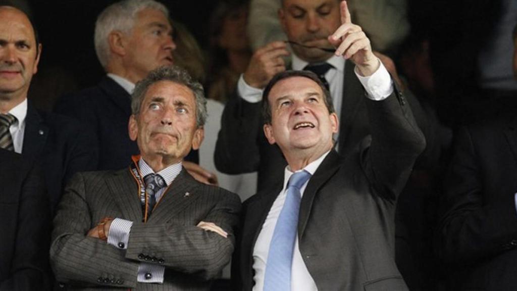 Abel Caballero junto al presidente del Celta. Foto: EFE