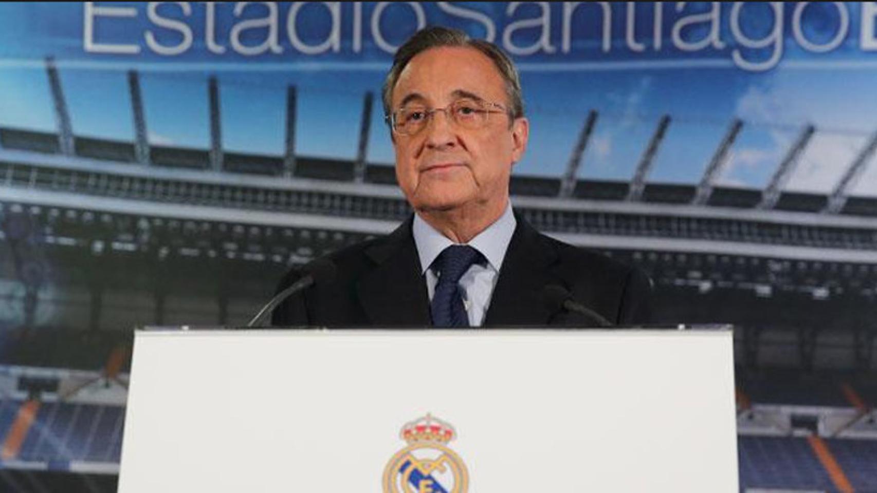 Florentino Pérez. Foto: realmadrid.com.