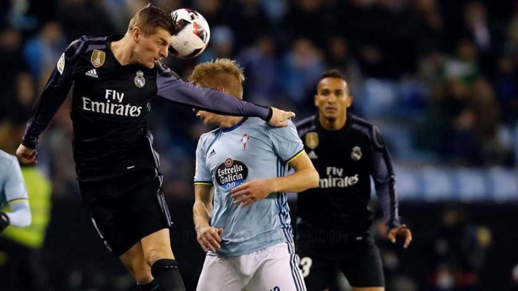 Kroos, ante el Celta.