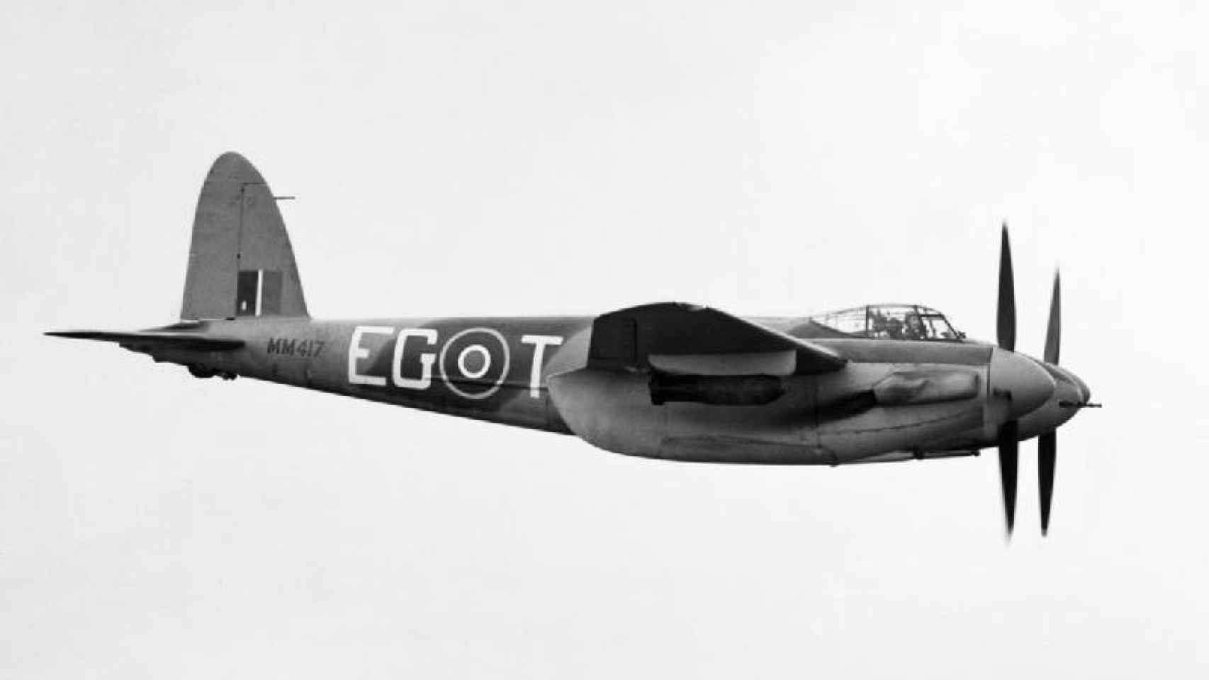 The Mosquito fighter. Uno de los modelos que  Braham habría utilizado en distintos tipos de operaciones.