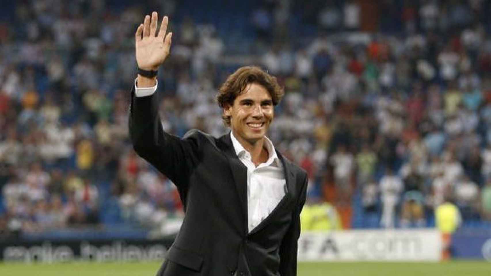 Rafa Nadal, en el Santiago Bernabéu