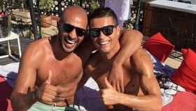 Cristiano Ronaldo y Badr Hari.