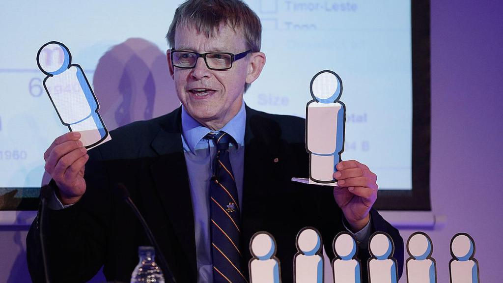 Hans Rosling en la Universidad de Oxford, 2012.