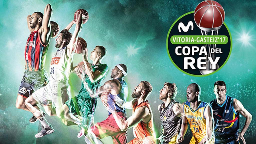 Póster oficial de la Copa del Rey 2017. Foto: acb.com