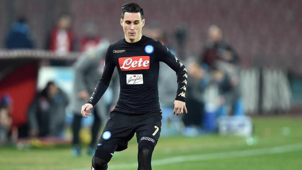 Callejón ante el Fiorentina. Foto: sscnapoli.com