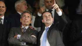 Abel Caballero junto al presidente del Celta. Foto: EFE