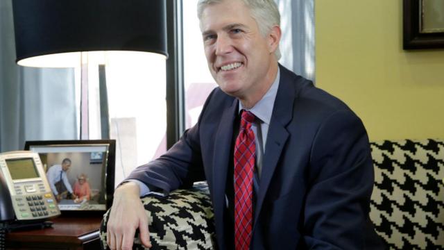 Neil Gorsuch, nuevo juez del Supremo.