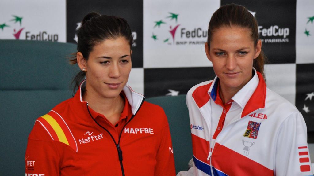 Garbiñe Muguruza y Karolina Pliskova.