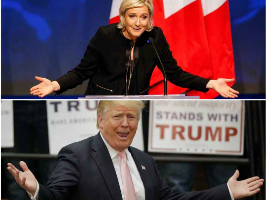 Las coincidencias entre Trump y Le Pen dificultan diferenciar quién de ellos dice qué.