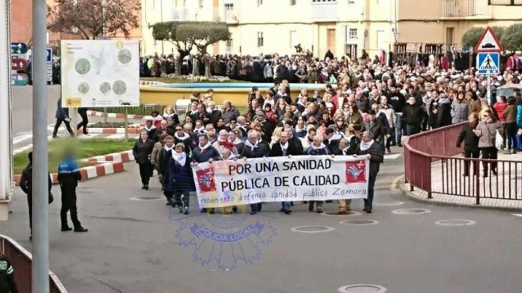 zamora benavente manifestacion sanidad