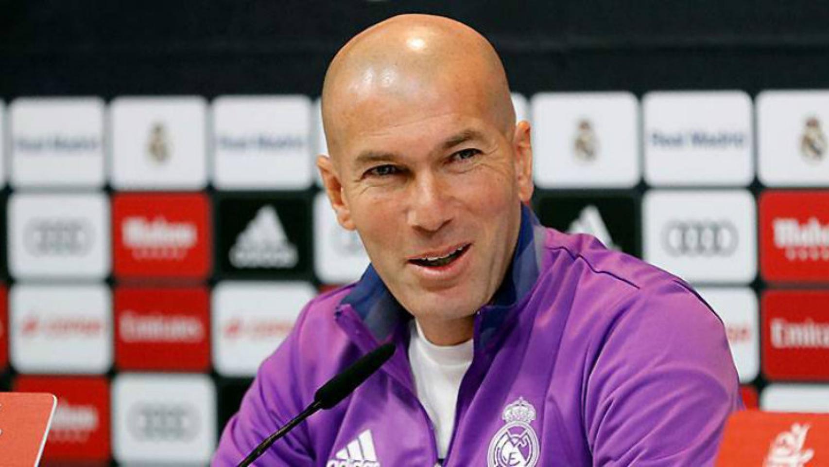 Zidane en rueda de prensa