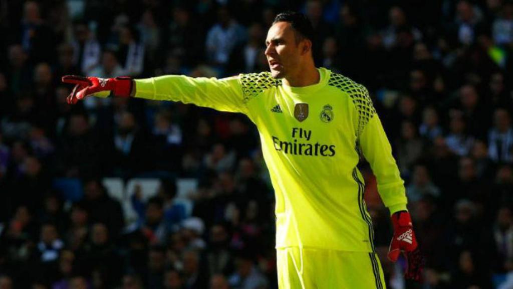 Keylor Navas, durante un partido con el Madrid