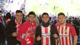 Los cuatro jóvenes fallecidos eran hinchas acérrimos del Atlético de Madrid.