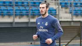 Gareth Bale en un entrenamiento