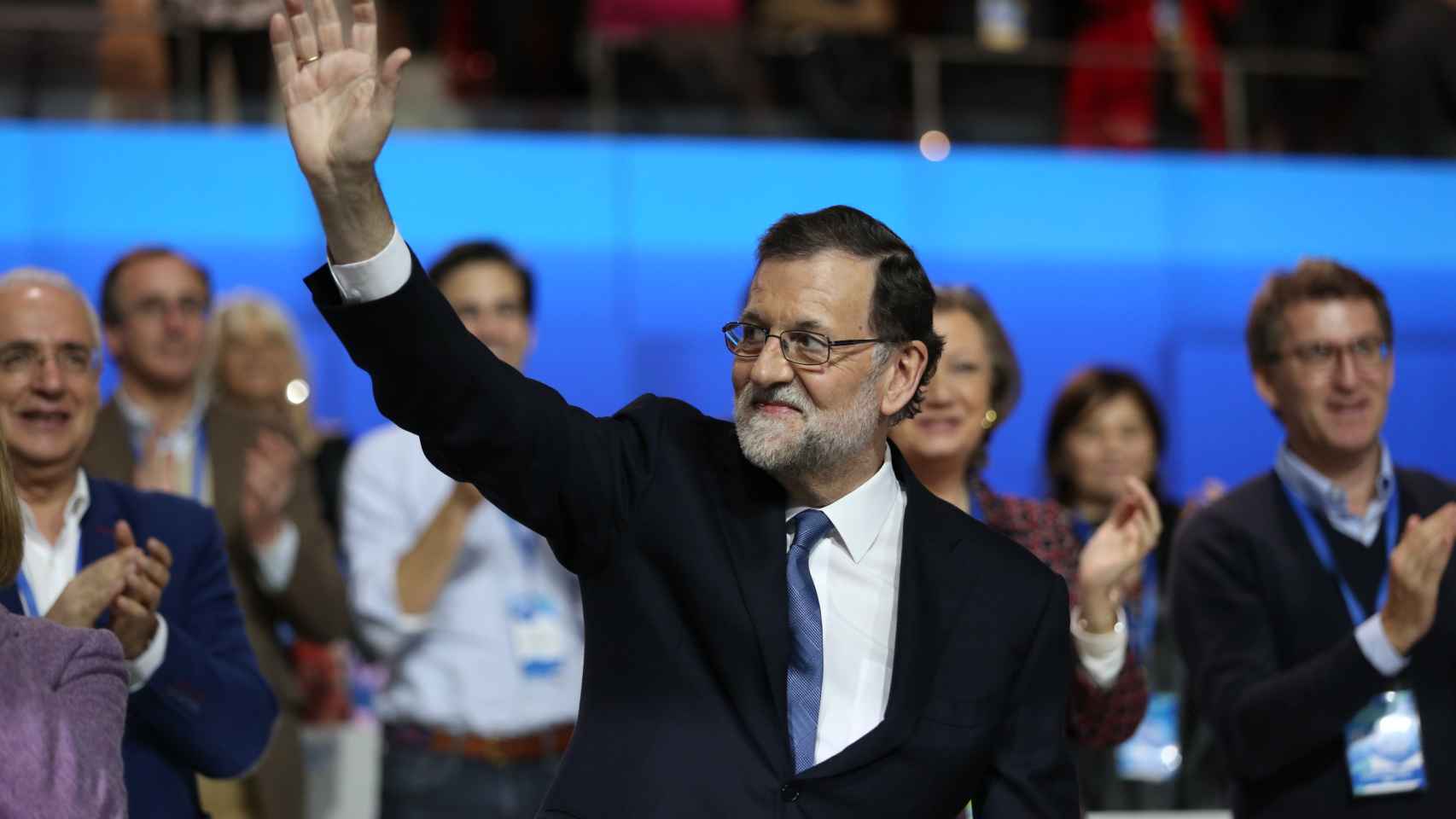 Rajoy, aclamado en el congreso del PP.
