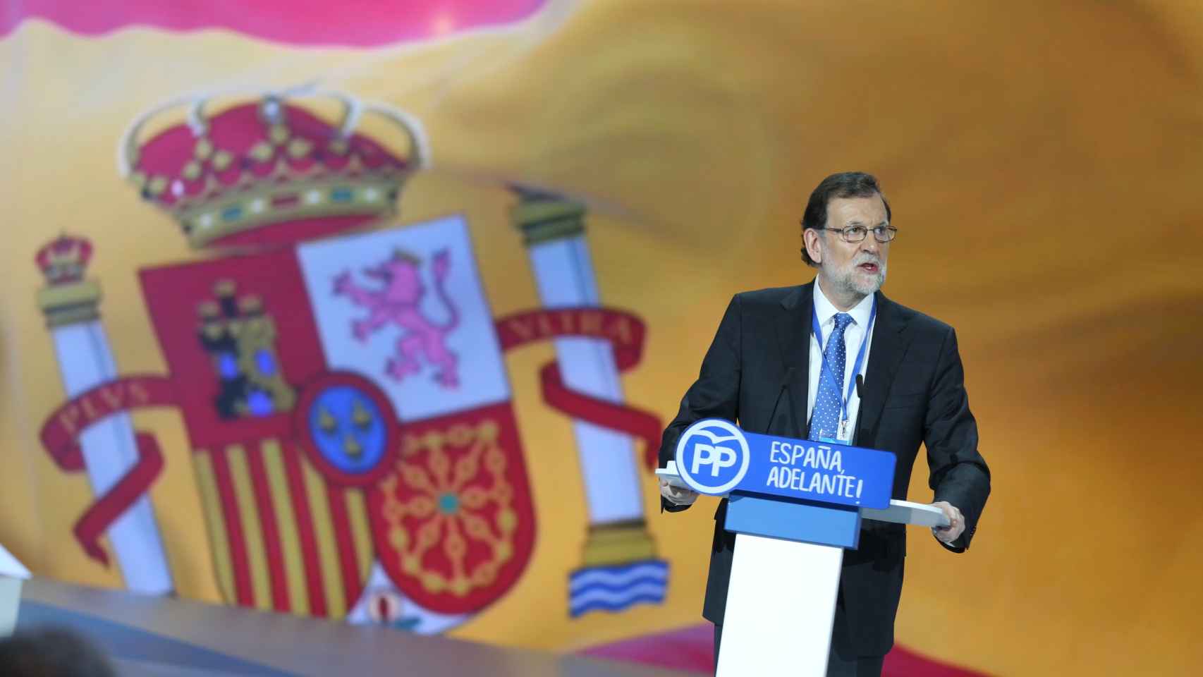 Mariano Rajoy en la clausura del XVIII Congreso Nacional del PP.