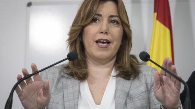 Susana Díaz durante un acto este lunes.