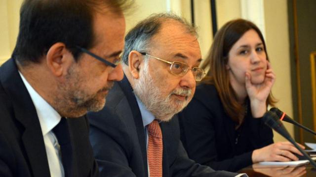 El vicepresidente del Tribunal Supremo, Ángel Juanes, durante la presentación