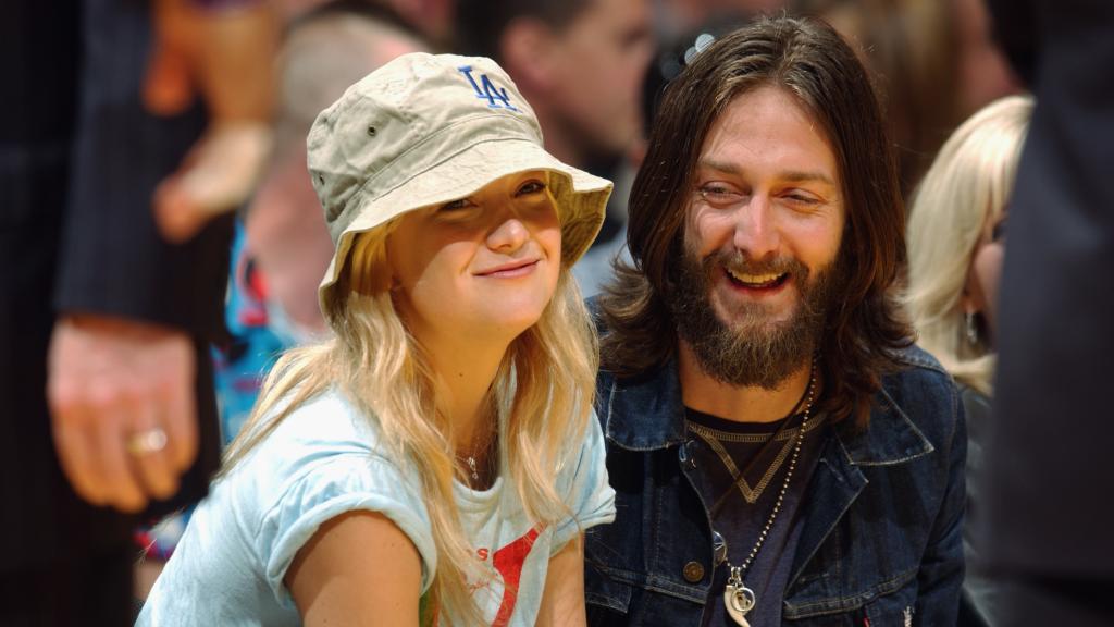 Kate Hudson con su primera marido, el cantante de The Black Crowes, Chris Robinson