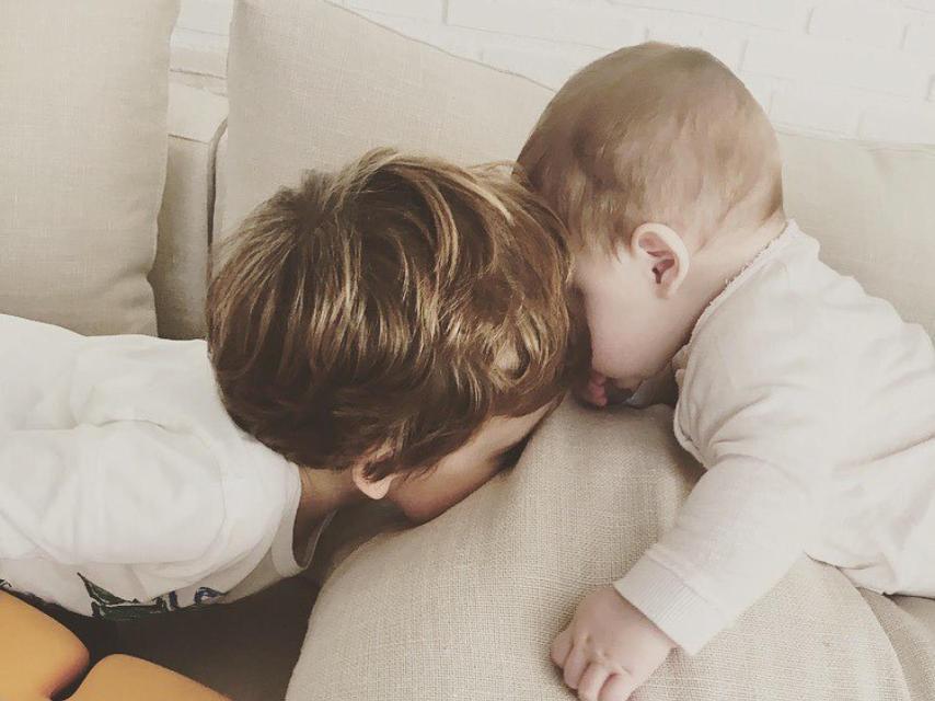 Martín y Lucas, los hijos de Sara Carbonero e Iker Casillas.