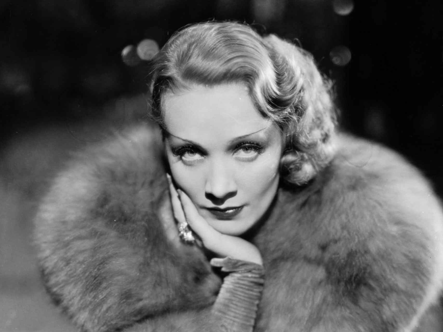 La actriz Marlene Dietrich.