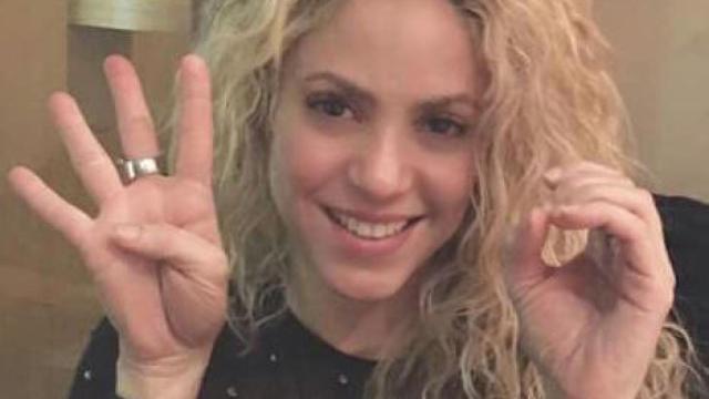 Shakira  y los cuatro goles.