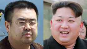 Kim Jong-nam y Kim Jong-un.
