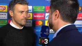 Luis Enrique, contra un reportero de TV3 tras la derrota del Barça: Han tenido que agarrarlo