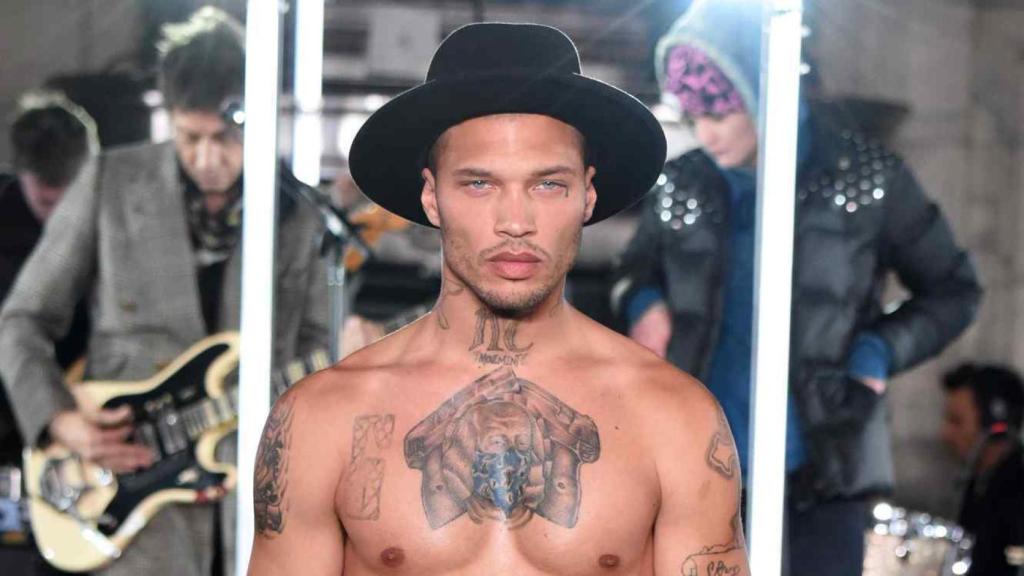 Jeremy Meeks durante la Semana de la Moda de Nueva York